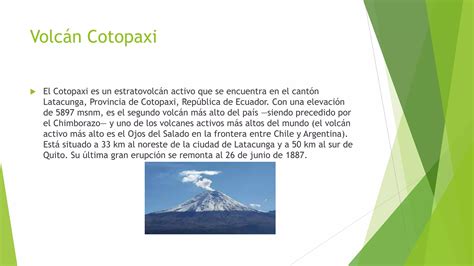 5 Volcanes Del Ecuador Ppt