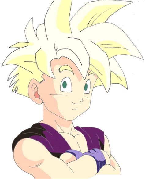 Super Saiyan Gohan By Xthayetx On Deviantart