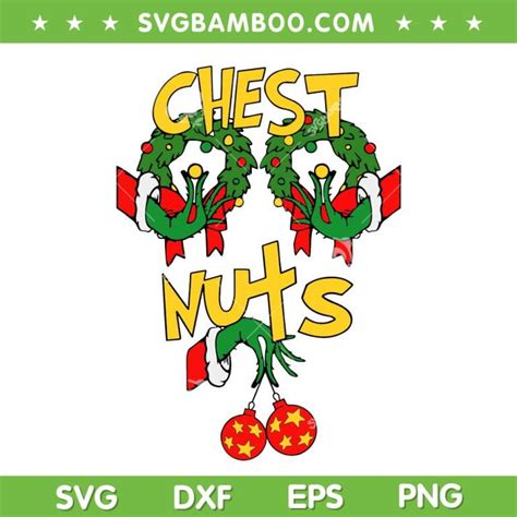 Grinch Hand Chest Nuts Svg Grinch Hand Boobs