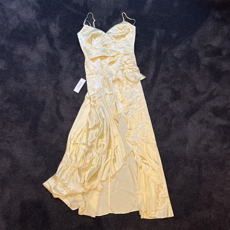 Bardot Sorella Midi Dress In Canary Yellow Still Depop