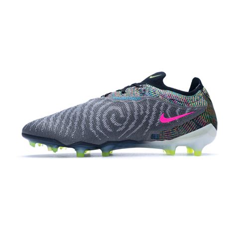 Chuteira Nike Phantom GX Elite Fusion FG Black Volt White Blue Glow