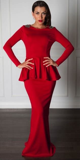 Red Peplum Dress Picture Collection Dressed Up Girl