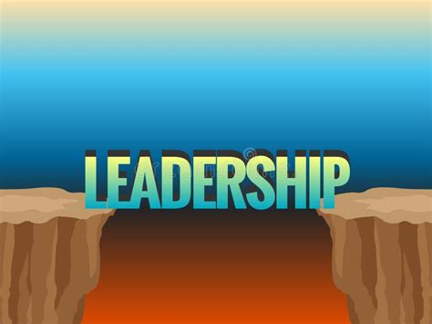 Leadership Bridge Stock Illustration Illustration Of Leadership 93805889