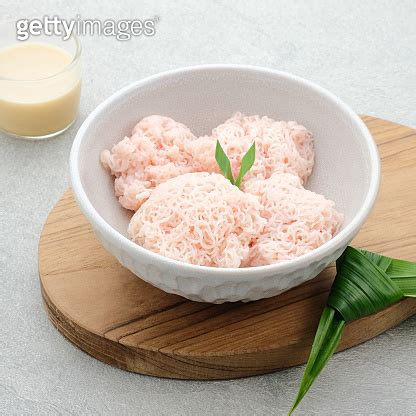 Kue Putu Mayang Is Traditional Indonesian Snack Of Rice Flour Strands