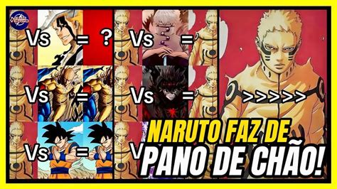 NARUTO MOSTRANDO QUEM MANDA ELES NÃO TEM CHANCE YouTube