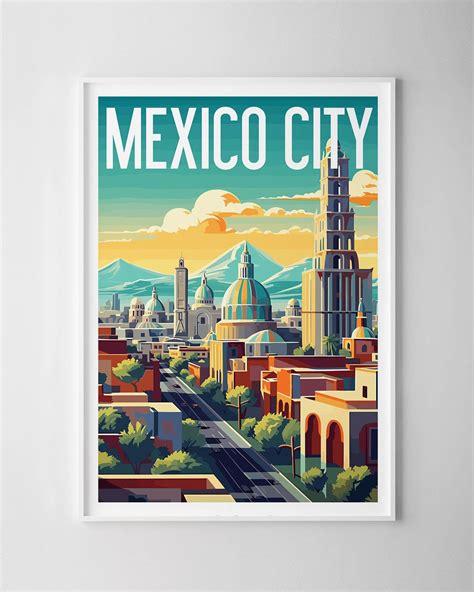 Mexico City Travel Poster Chelsea Chelsea