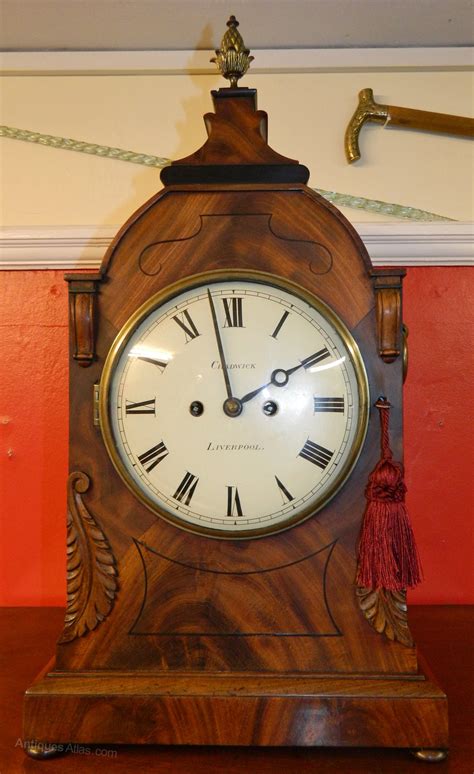 Antiques Atlas Double Fusee Regency Mahogany Bracket Clock Chadwick