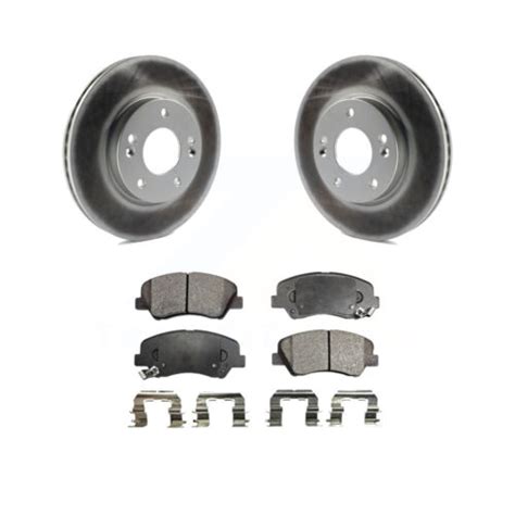 Front Coat Brake Rotor Ceramic Pad Kit For Hyundai Elantra Kia Forte