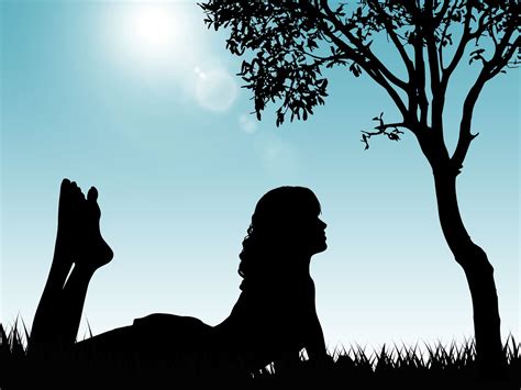 Download Silhouette, Girl, Sunset. Royalty-Free Stock Illustration ...