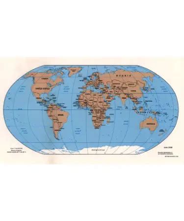 🗺 World Map With Latitude And Longitude Lines PDF - (PRINTABLE)