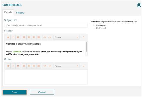 Customizing The System Generated Emails