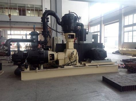 Oil Free High Pressure Piston Air Compressor Bar With Plc Control