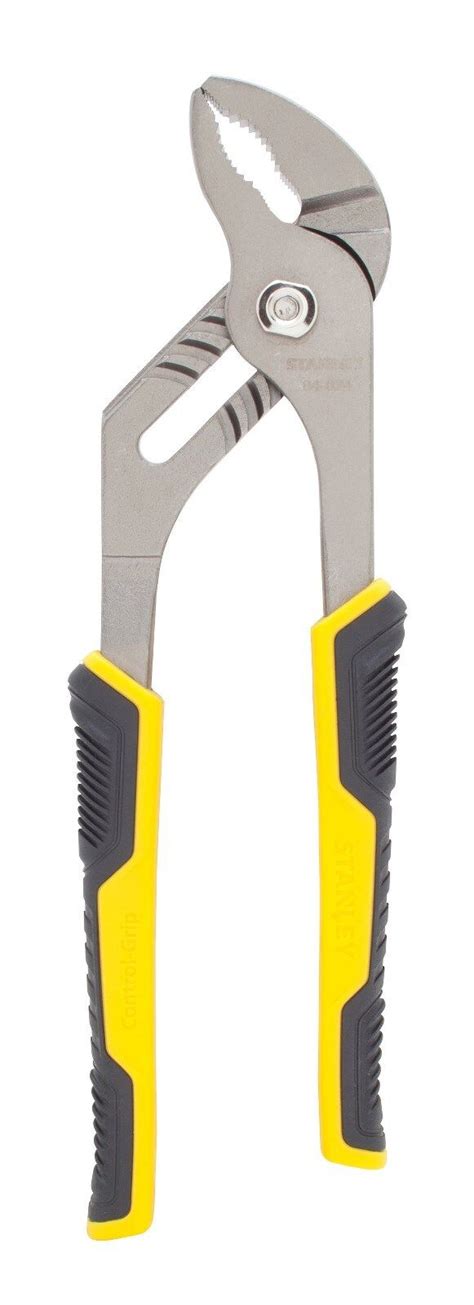 Adjustable Groove Joint Curved Jaw Pliers Bi Material Handles