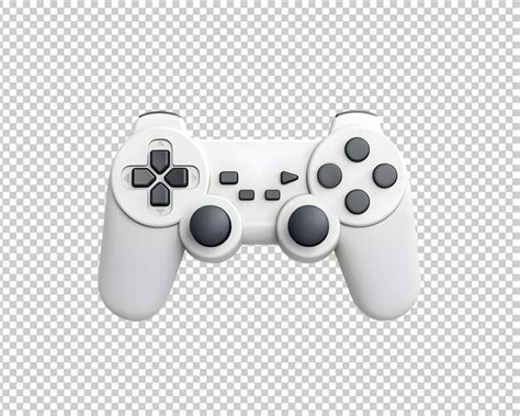 Joystick Gamepad Isolated On Transparent Background Premium AI