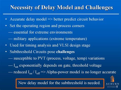 Analytical Delay And Variation Modeling For Subthreshold Circuits Ppt