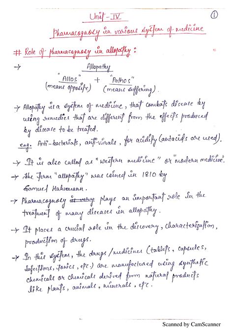 Cognocy Unit 4 Pharmacognosy Notes CHINESE SYSTEM OF MEDICINE