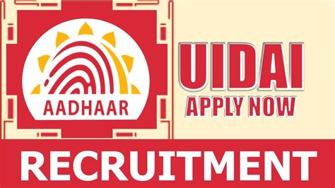 Uidai Recruitment 2024 New Opportunity Out Check Post Vacancy Age