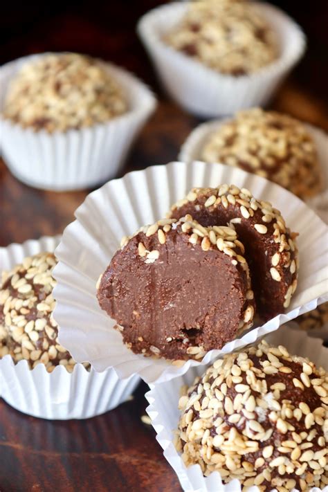 Chocolate Halva Truffles Cooking On The Weekends