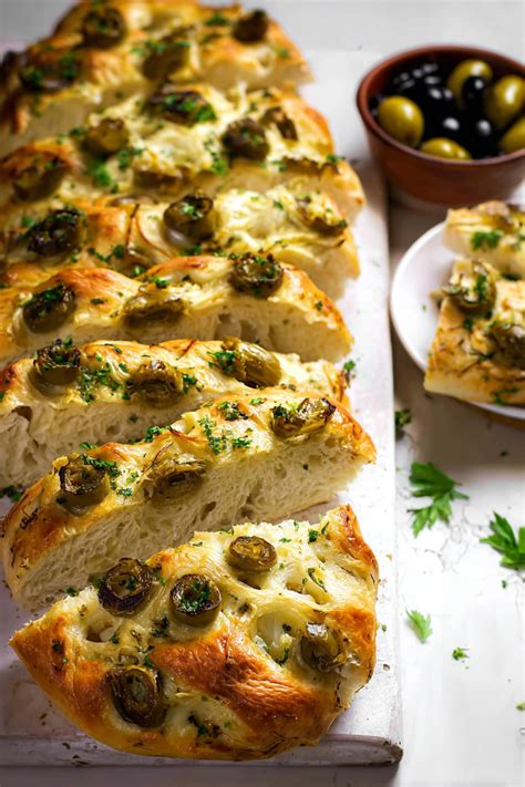 easy olive cheese bread recipe ready   minutes savoring tales
