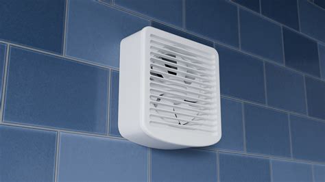 Bathroom Ventilation Fan 3D - TurboSquid 2198868