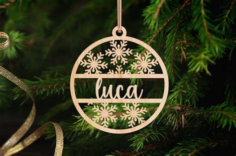 Christmas Ornament Laser Cut Svg Graphic By Crafthouse420 · Creative