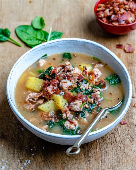 Whole30 Zuppa Toscana Tuscan Soup Recipe Video Blondelish