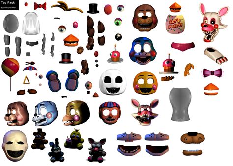 Fnaf Nightmare Animatronic Resource Pack By Dahooplerzman On Deviantart