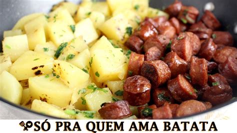 Batata Lingui A Na Frigideira Receitas Que Amo Youtube