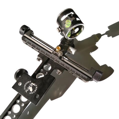 Archery Compound Bow Sight 1 Pin 0059 Micro Adjust Long Pole Hunting