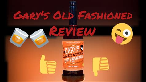 Review Of Gary S Classic Muddled Old Fashioned Mix Tipsy Time W The