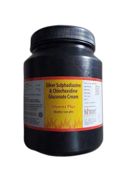 Silver Sulphadiazine Chlorhexidine Gluconate Cream Packaging