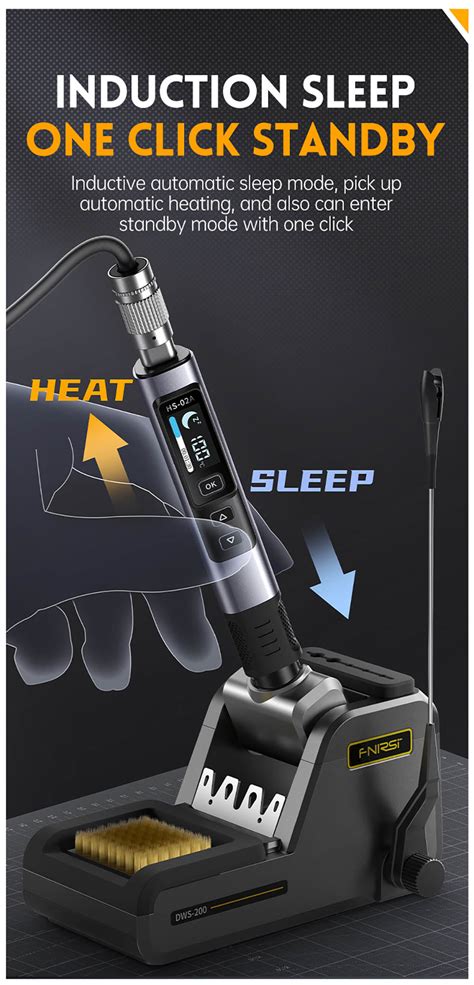 Fnirsi Hs Electric Soldering Iron Pd W C C Fast Heating