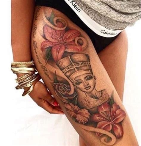 Pin By Shanaenae Dha Brat On Tattoos Thigh Tattoos Women Leg Tattoos