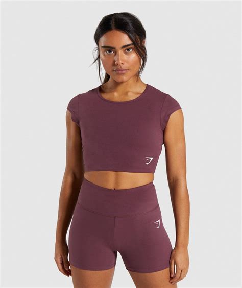 Womens Womens Workout Crop Tops Gym And Fitness Clothing Gymshark