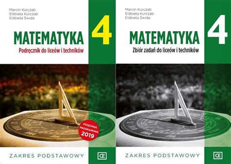 MATEMATYKA 4 LO PODRĘCZNIK ZBIÓR PODSTAW PAZDRO 14057759534