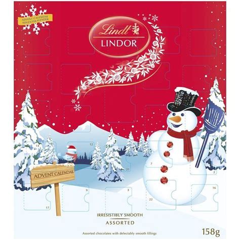 Lindt Lindor Chocolate Calendar Slik Snacks Chokolade Tilbud