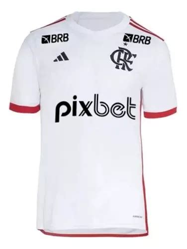 Manto Flamengo Jogo 2 2024 De La Cruz 18 Kit Patrocínio