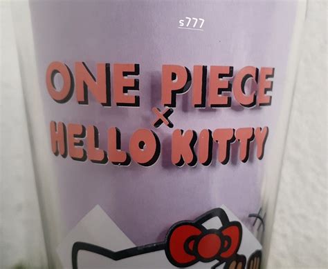 Genuine Sanrio 1976 2012 One Piece X Hello Kitty Tall Glass Rare [2] Jp Hobbies And Toys