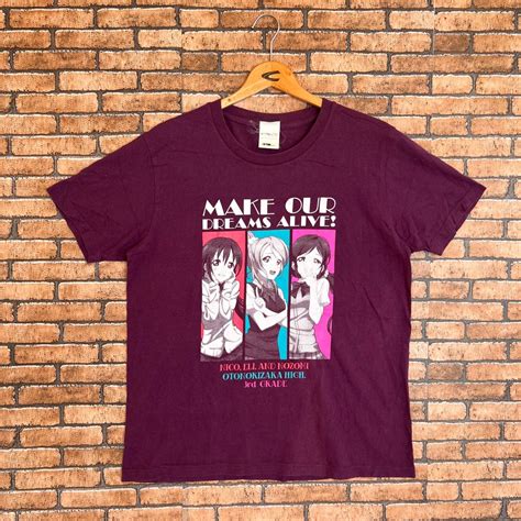 Y2K School Idol Project Anime Waifu Hentai By Cospa Tee Men S Fashion