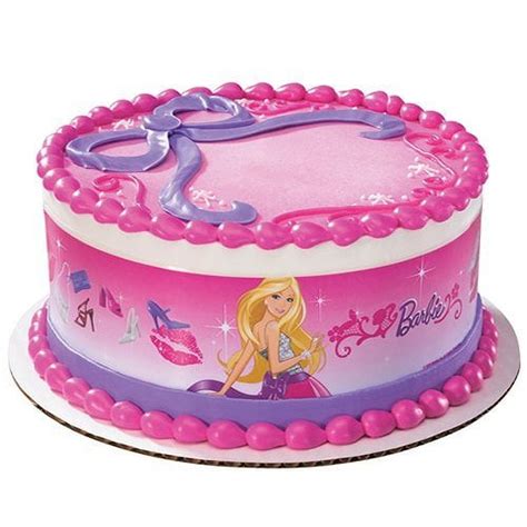 Barbie Fabulous Edible Frosting Image Bake Border Strips* - Walmart.com