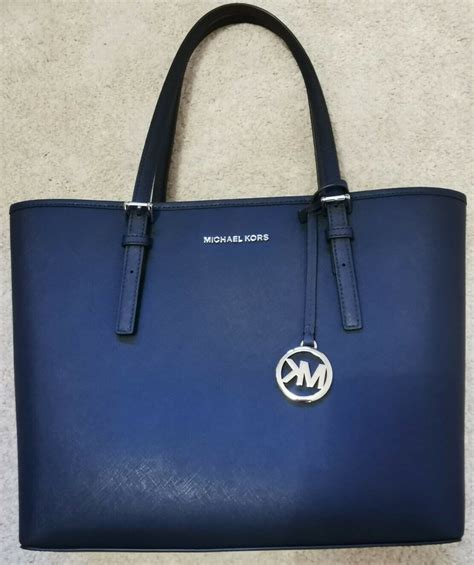 Venta Michael Kors Bolsa Azul En Stock