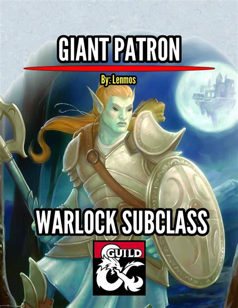 The Giant Patron Warlock Subclass Dungeon Masters Guild Dungeon Masters Guild