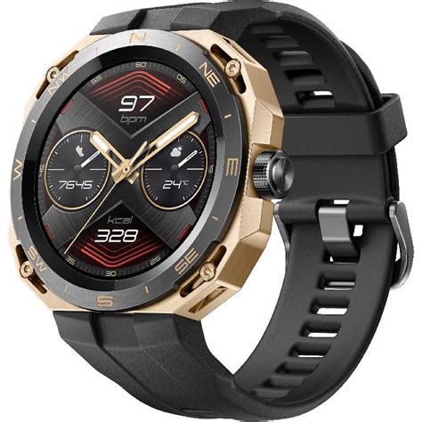 Huawei Watch GT Cyber Huawei 47 4 Mm Black Gold Smartwatch Jarir