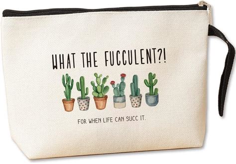 Amazon Jztco Funny Makeup Bag Gifts For Women Plant Lover Gifts