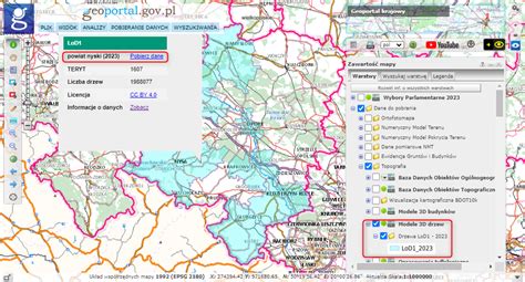 Ggk Udost Pnia Kolejne Modele D Drzew Geoportal Gov Pl