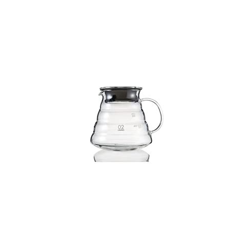 Hario V60 Glass Server 600 Clear 600ml For 2 5 Glasses Microwavable Made In Japan Xgsr 60 Tb