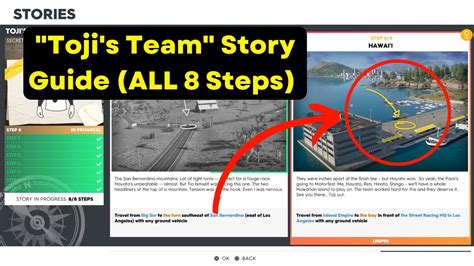 The Crew Toji S Team Story Guide All Steps Everything You