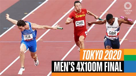 Men S 4x100m Final Tokyo Replays YouTube