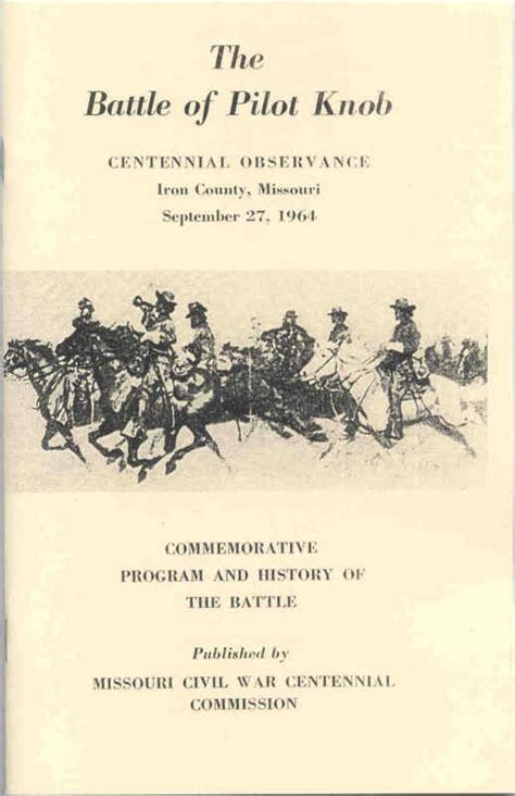 Missouri Civil War Battle Of Pilot Knob Booklet Antique Price