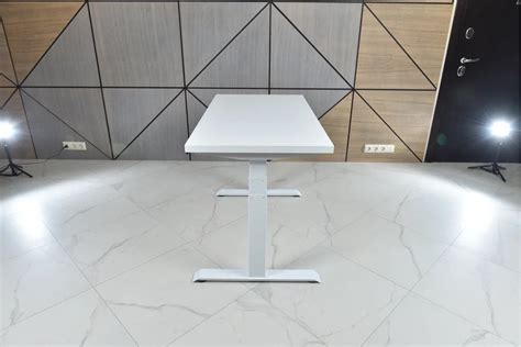 Стол с регулируемой высотой StolStoya ТИТАН 160x80 см, рама белая ...